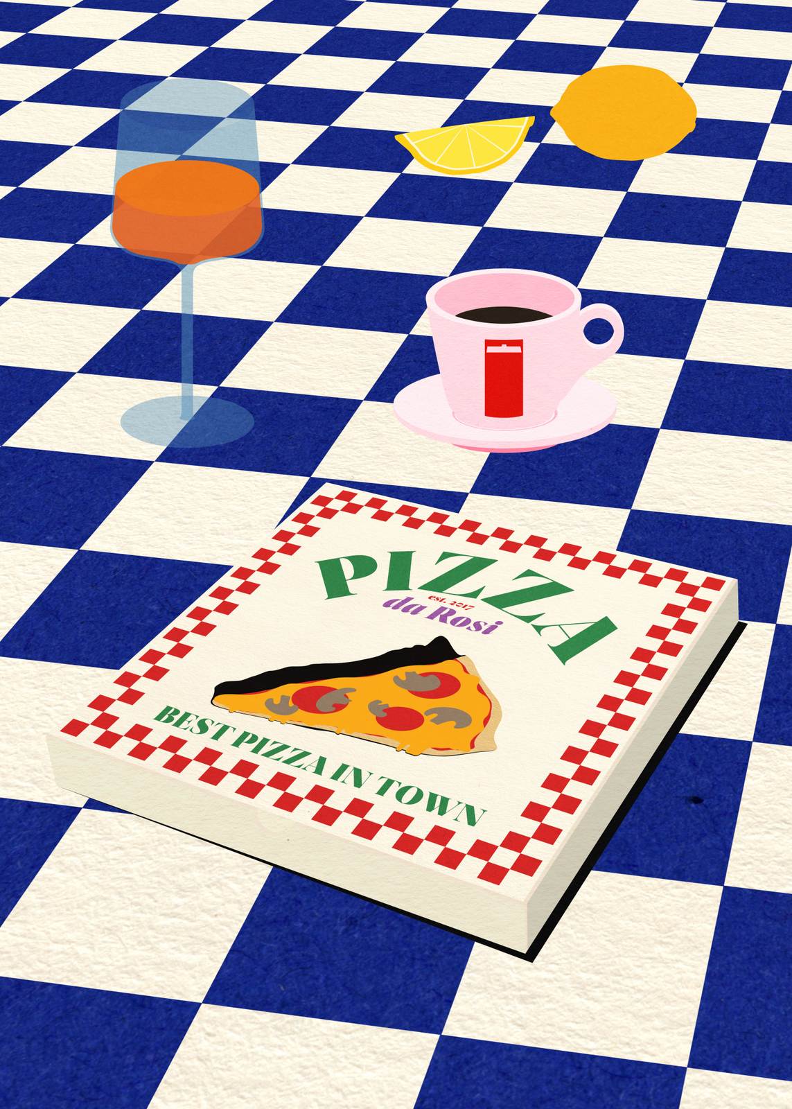Plakat - Beste pizza i byen