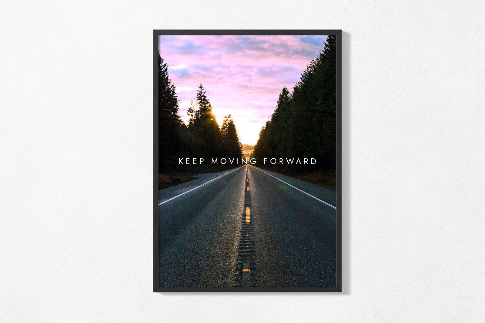 Plakat - Fortsett Å Bevege Deg Fremover
