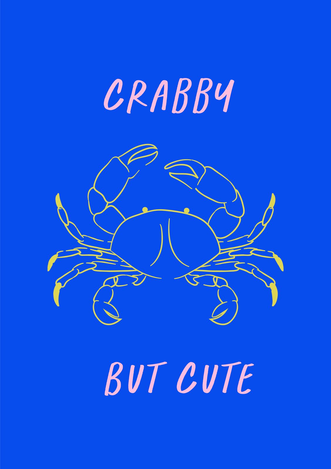 Plakat - Krabby Men Søt