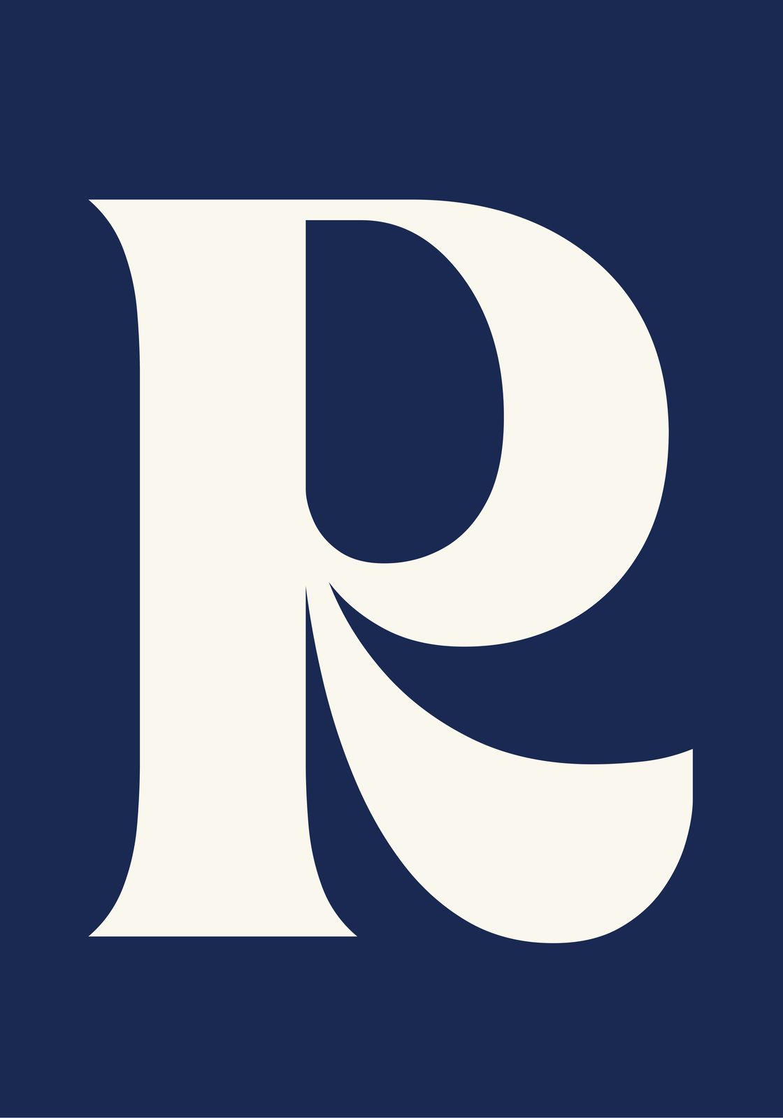 Personlig plakat - Monogram