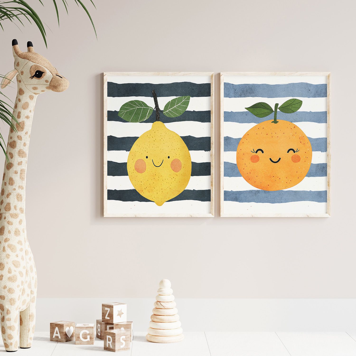 Plakat - Citrus Smiles / Sett med 2