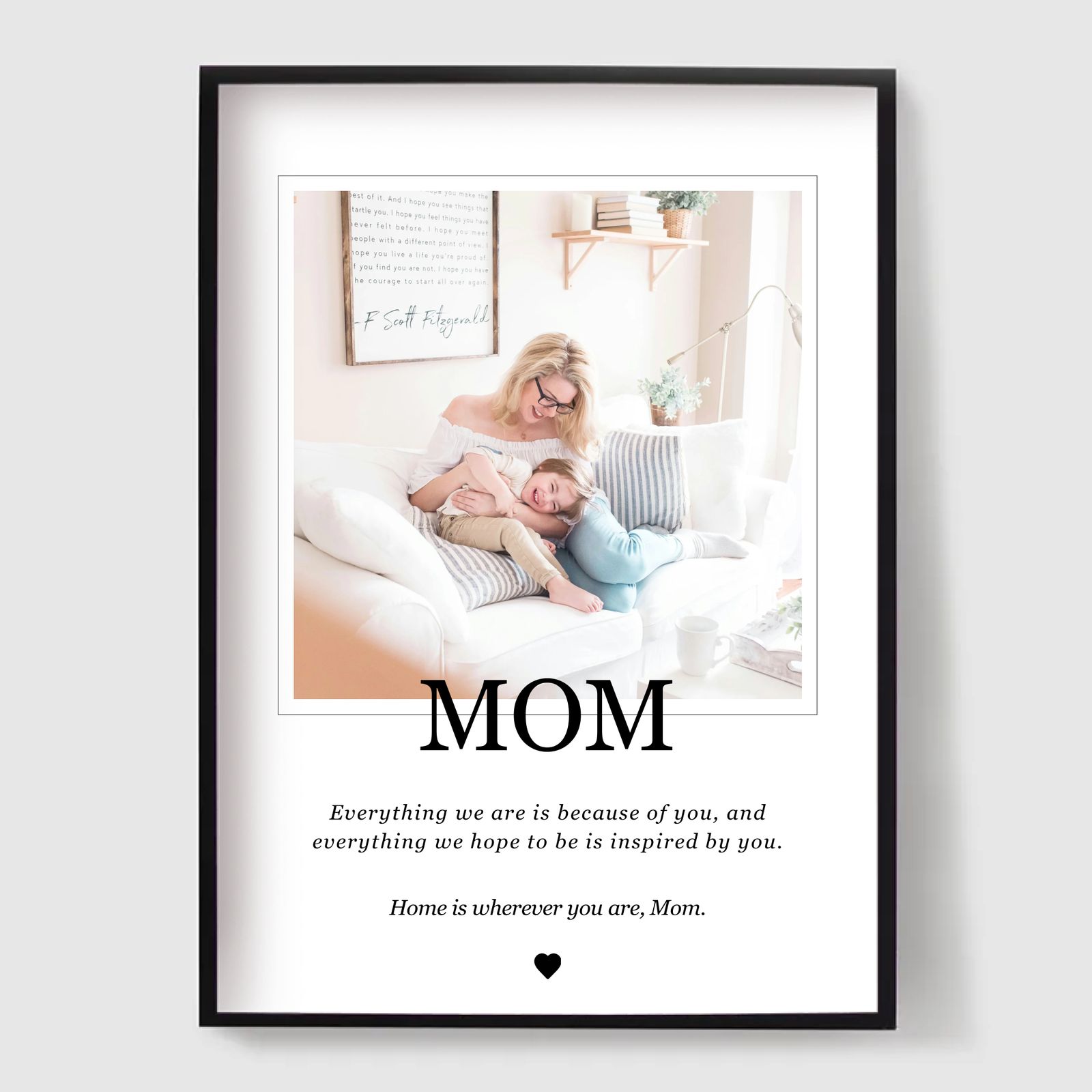 Personalisert Plakat - Tilpasset Morsdag Fotoplakat