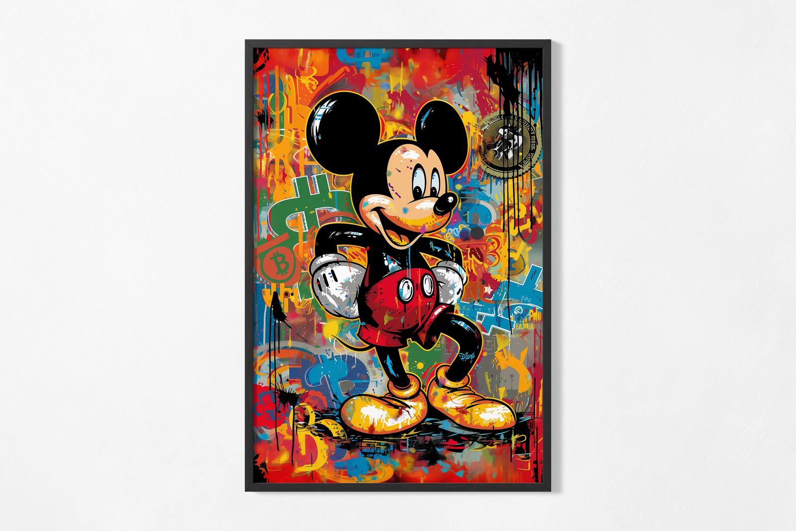 Poster - Mikke Mus Kunst