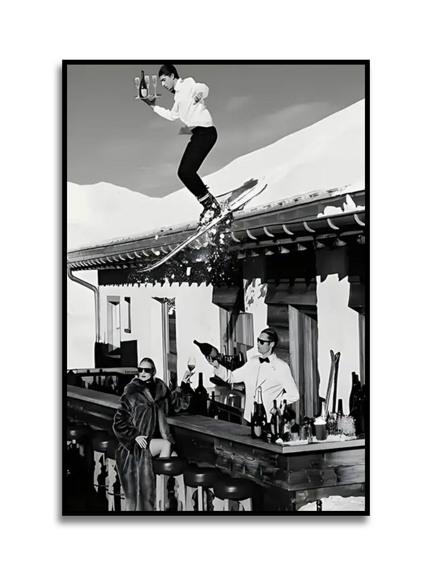 Plakat - Ski Lodge Underholdning
