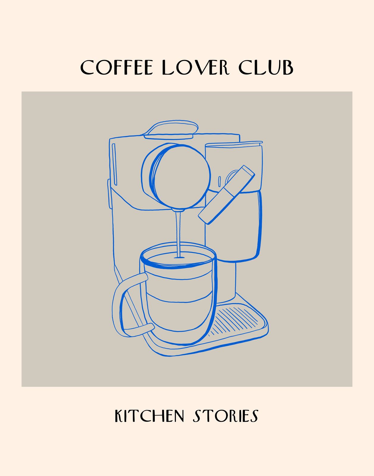 Plakat - Kaffemaskinkunst
