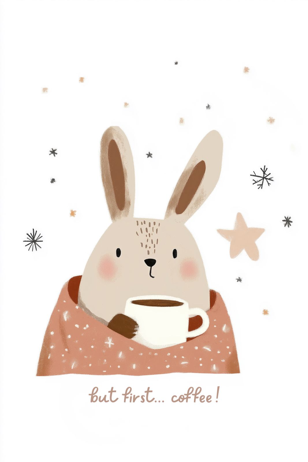 Plakat - Kaffe Kanin
