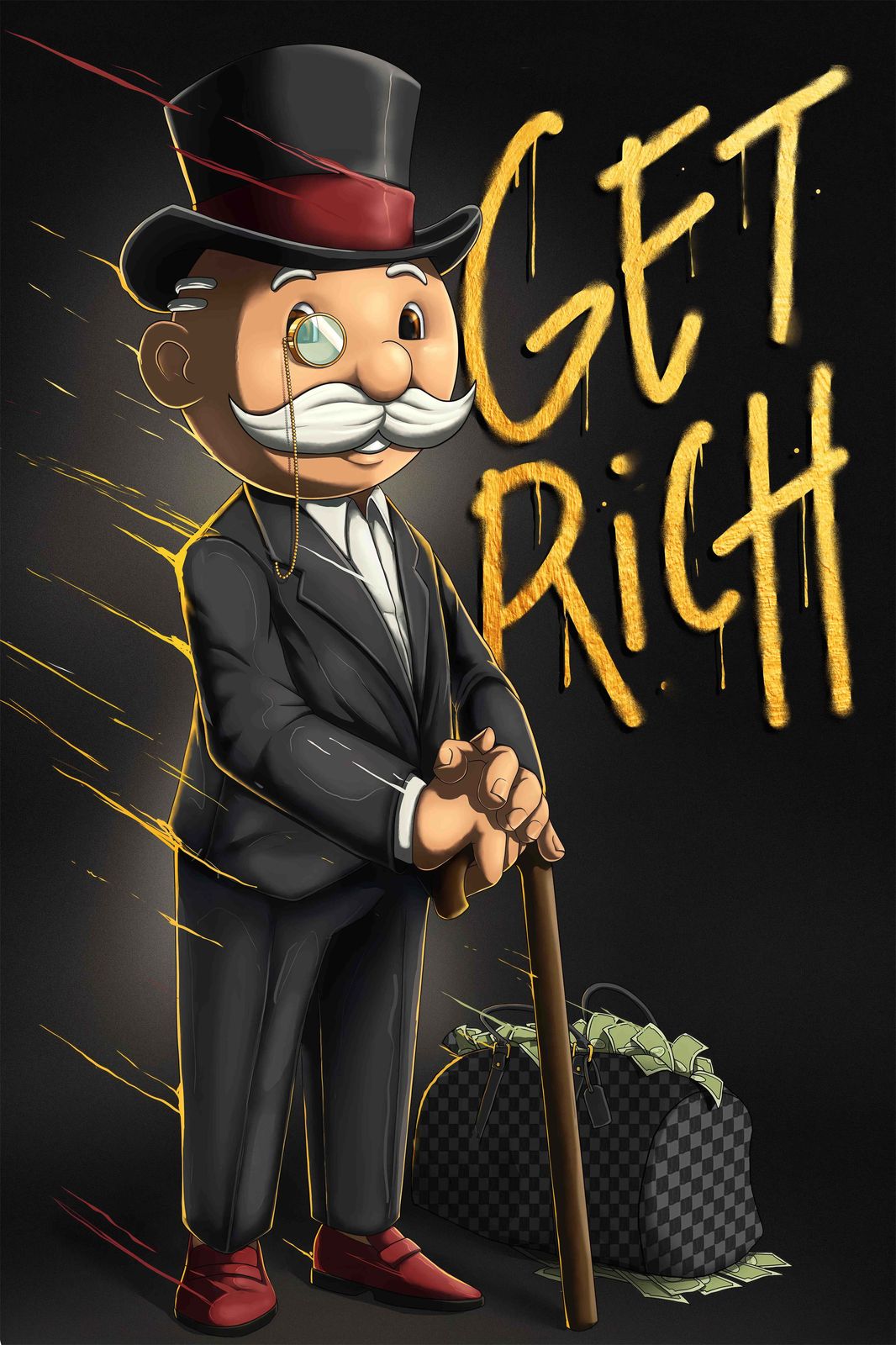 Plakat - Monopoly Bli Rik