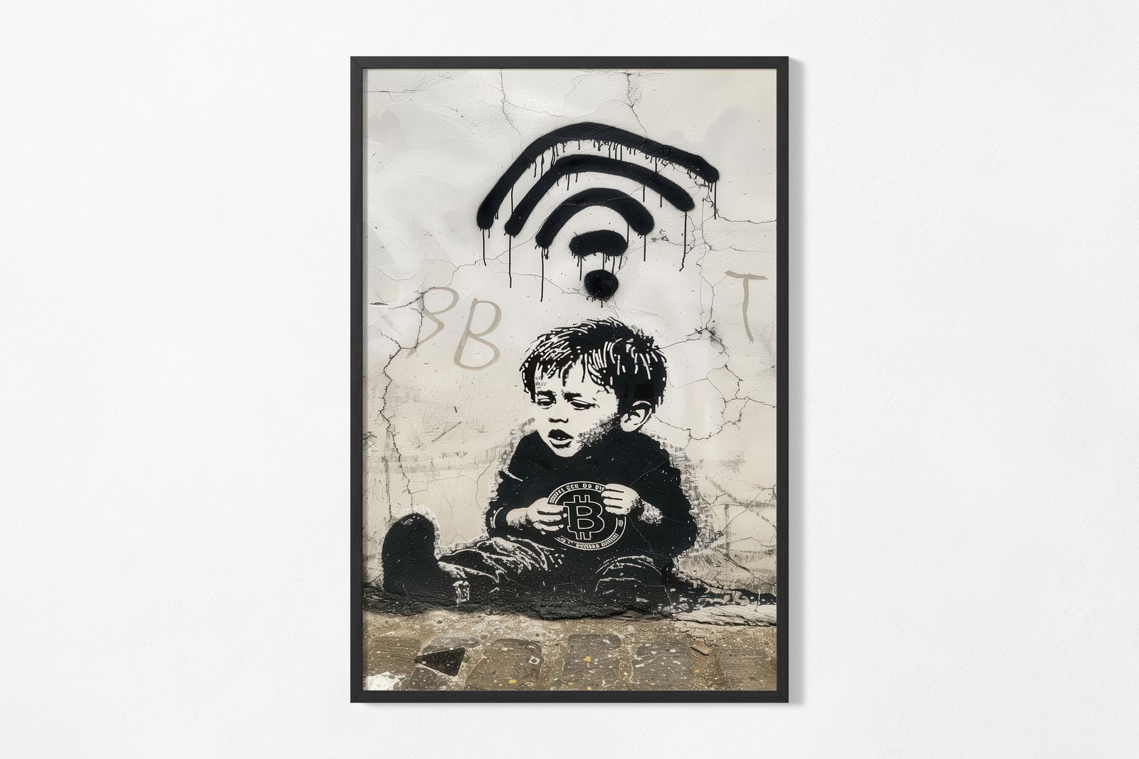 Plakat - Bitcoin Graffiti