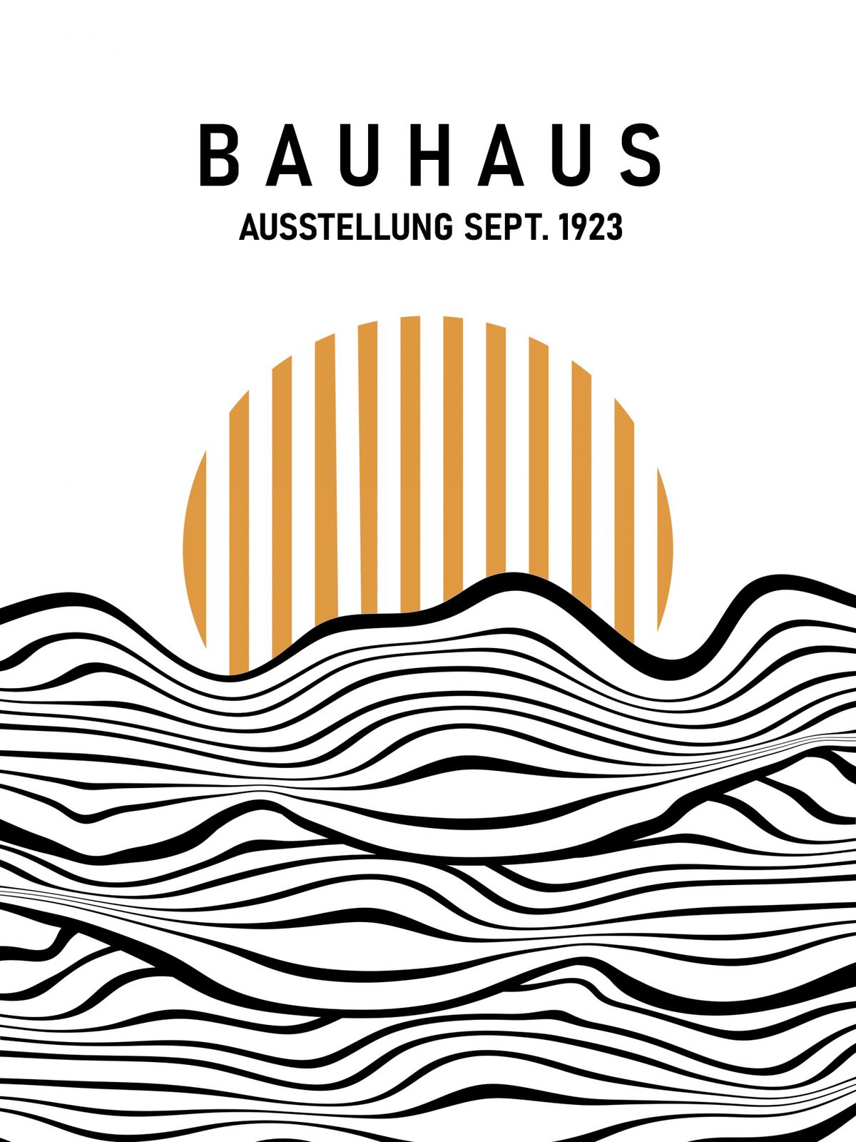 Plakat - Bauhaus Ausstellung 1923