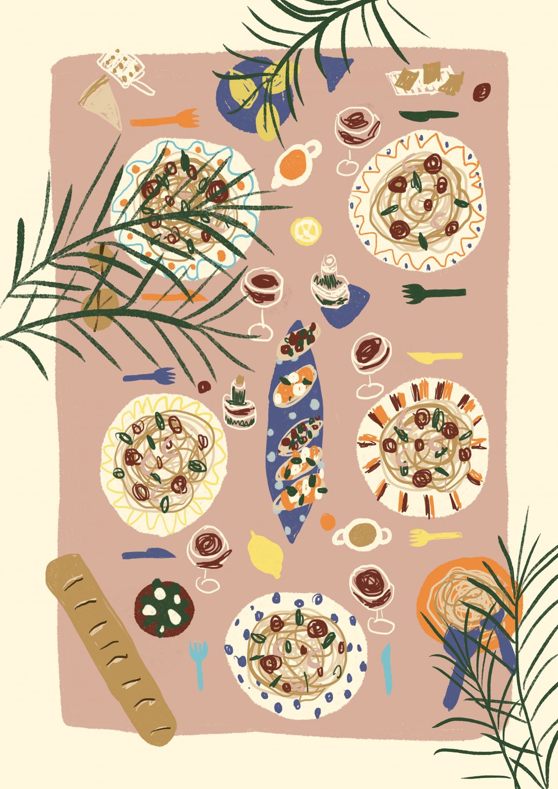 Plakat - Kunstnerisk Spisebord