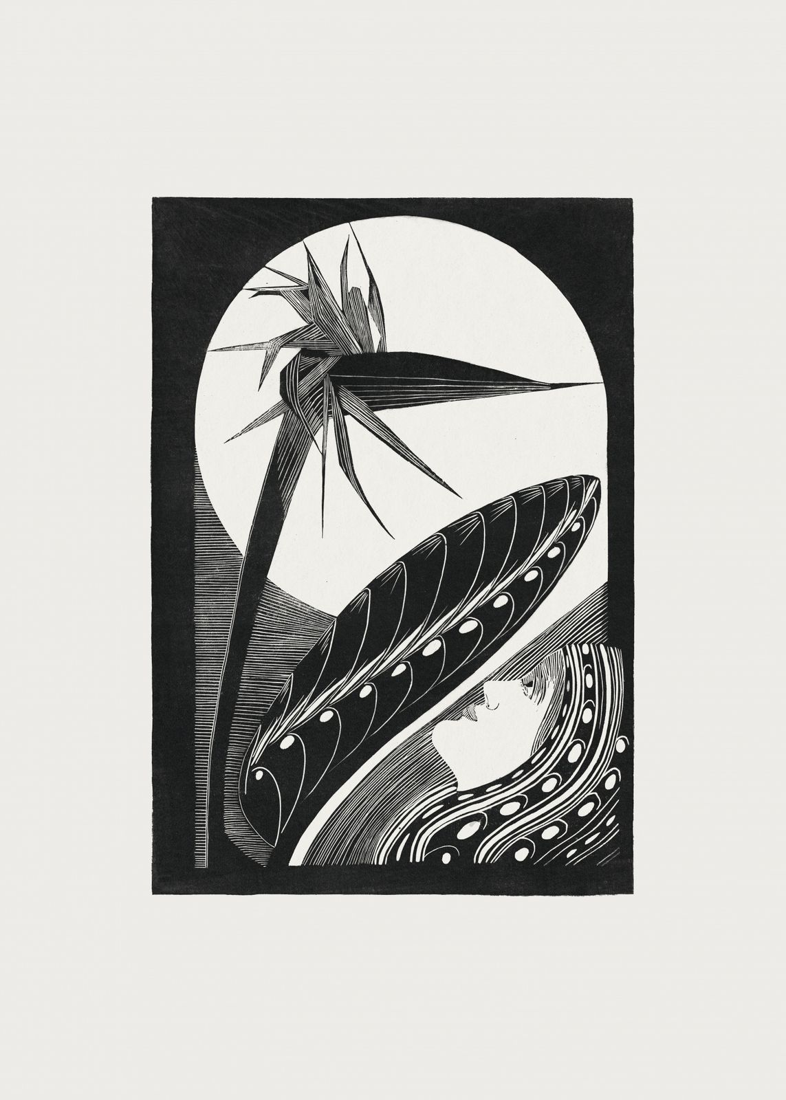 Plakat - Abstrakt Botanisk Kunst
