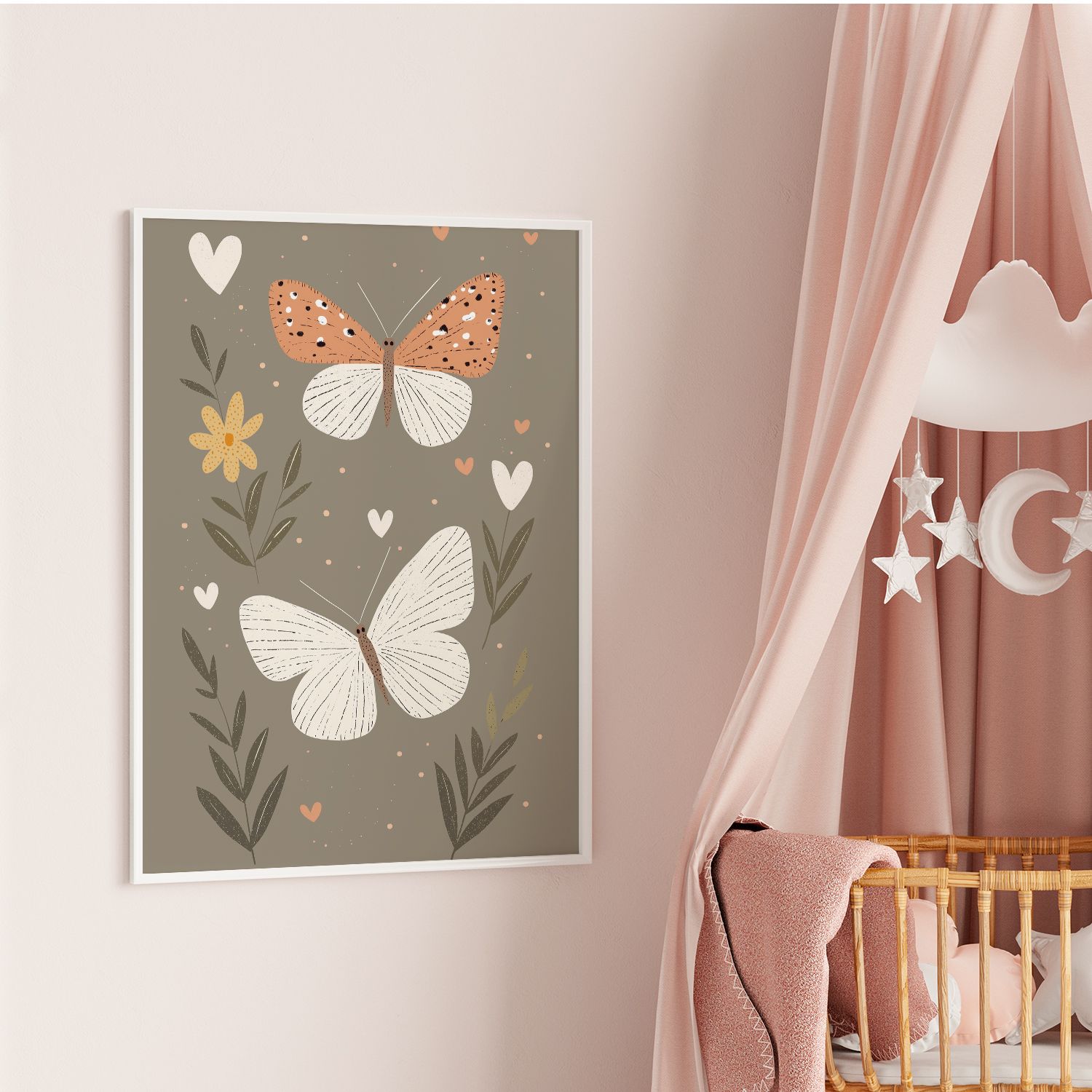 Plakat - Sommerfugl Hage