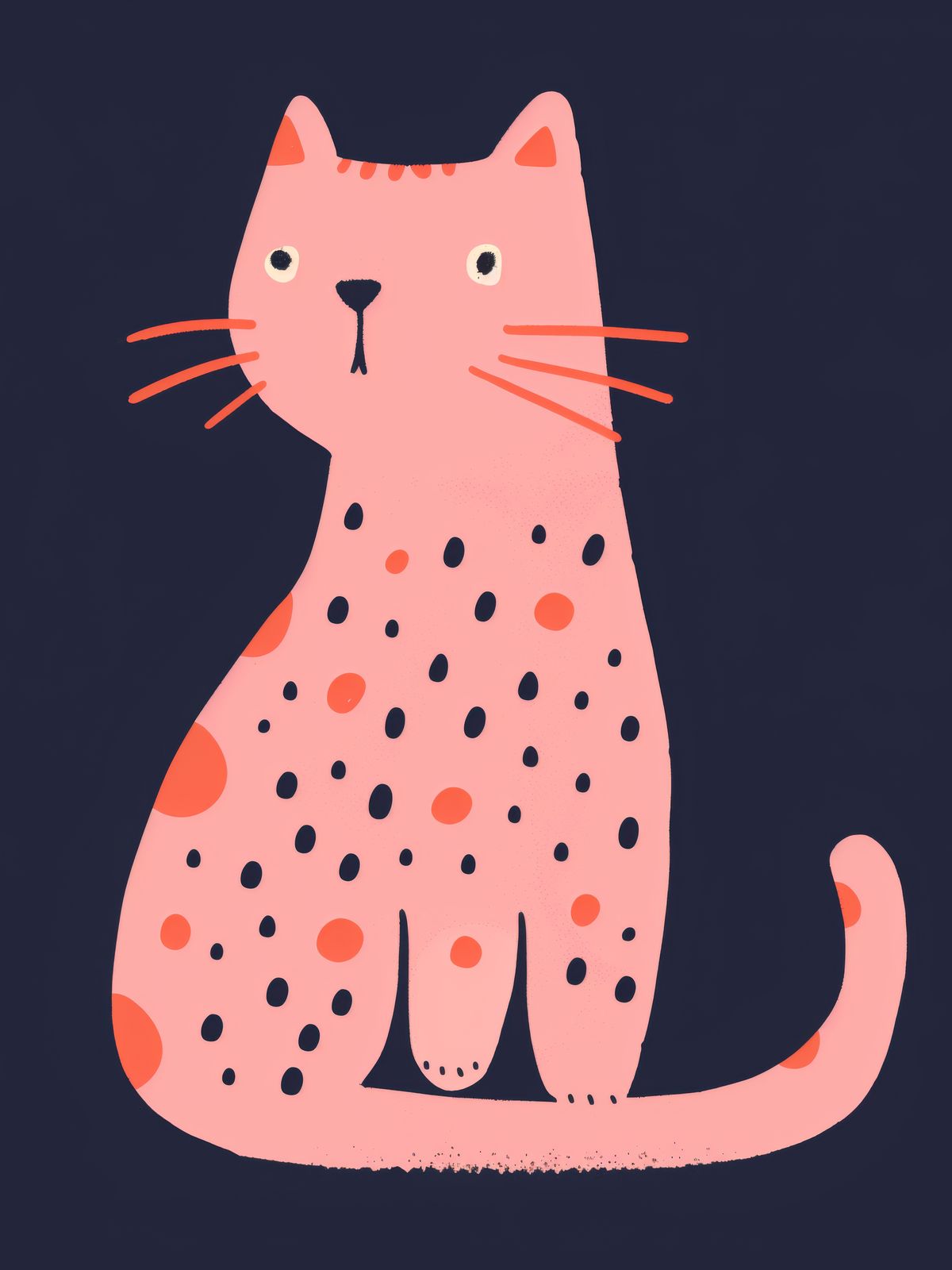 Plakat - Rosa Katt