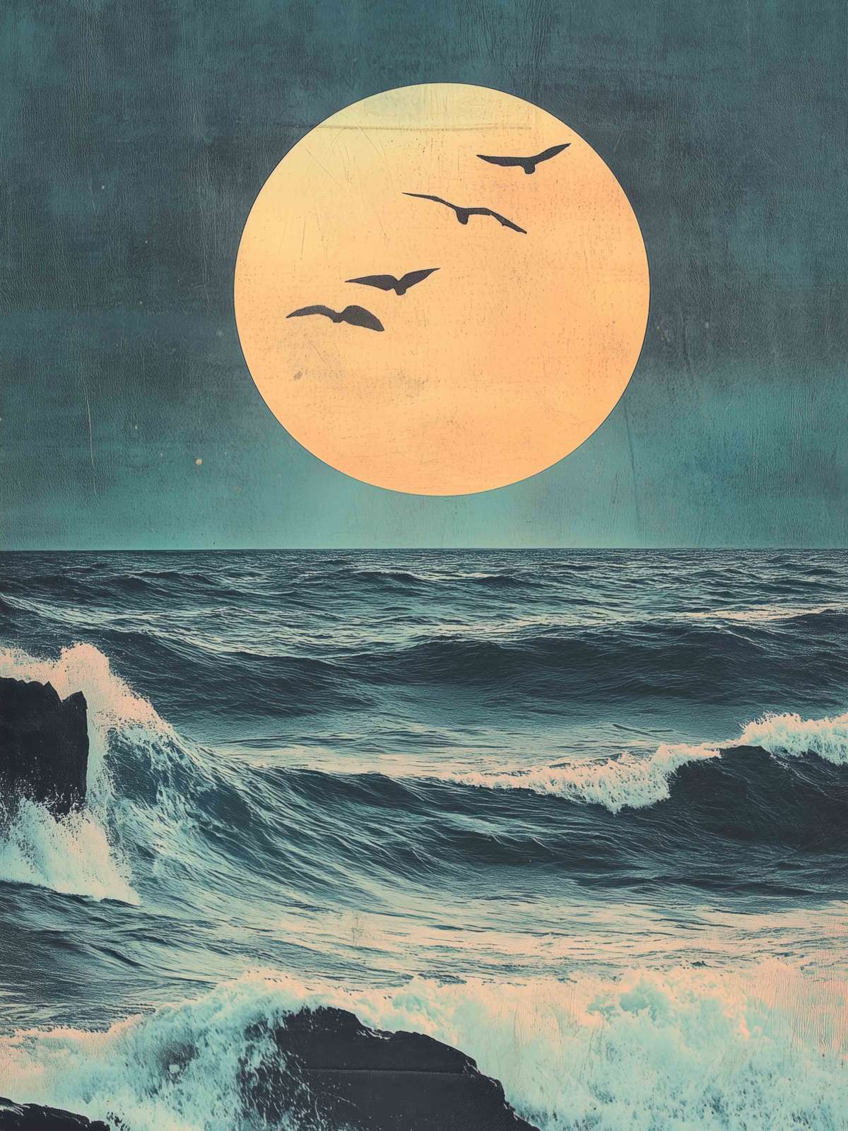 Plakat - Ocean Moon