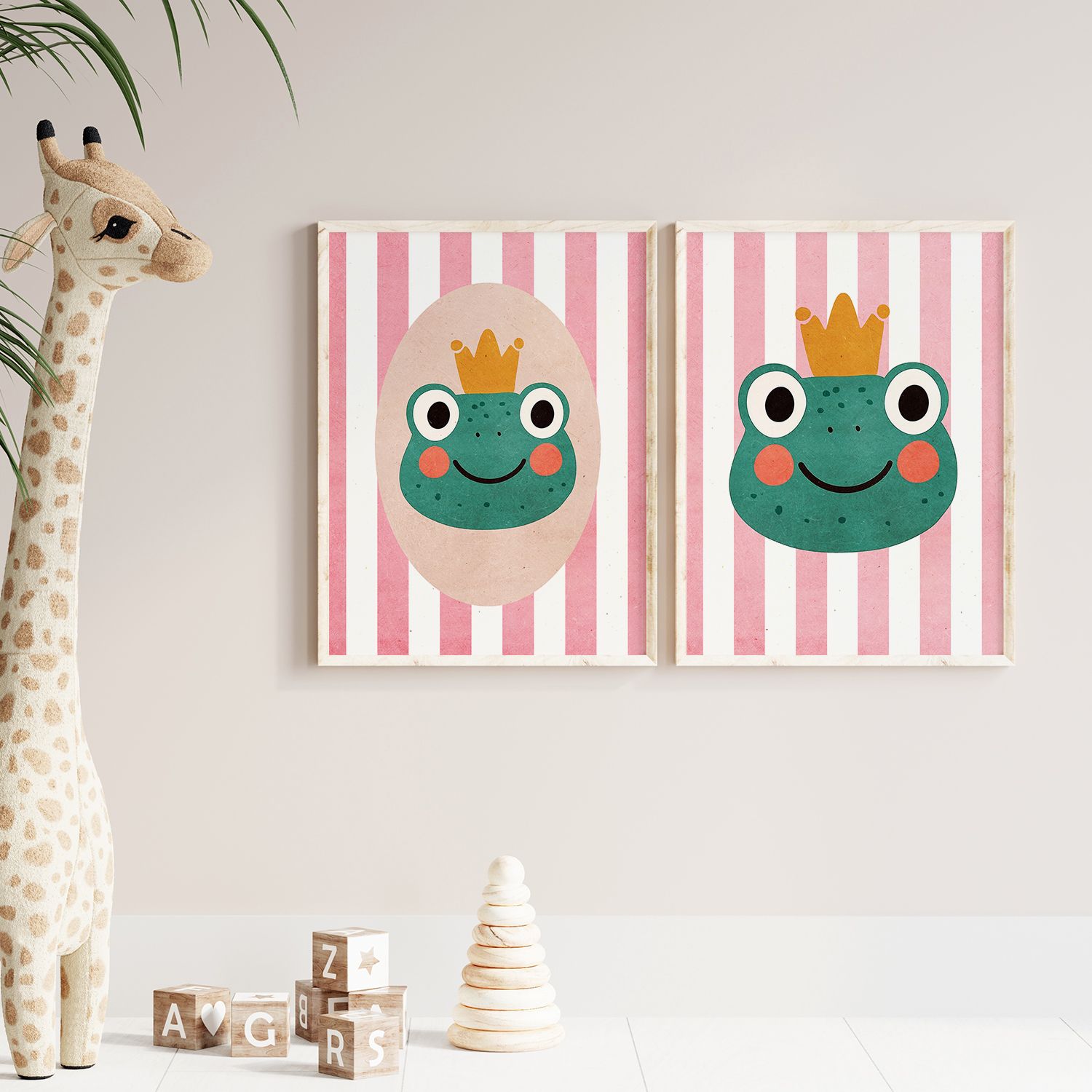 Plakat - Froskeprins Kunst / Sett av 2