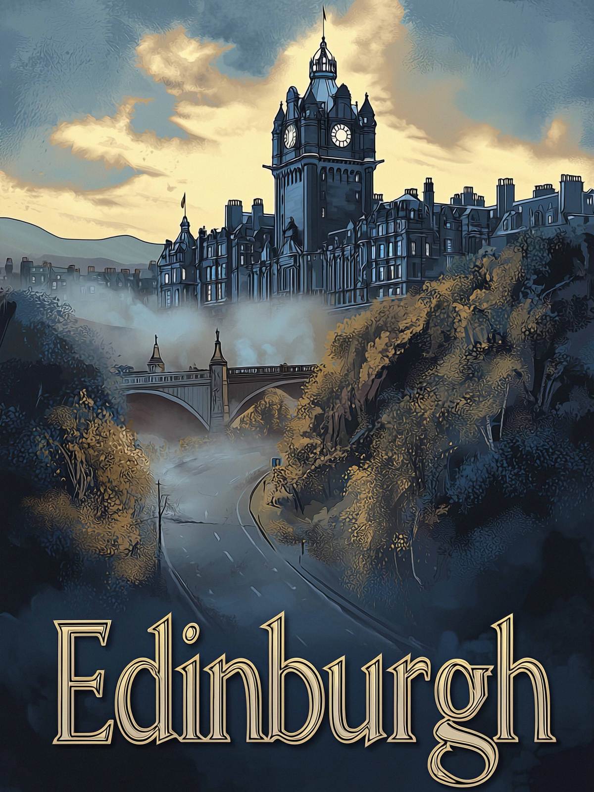 Plakat - Edinburgh Castle