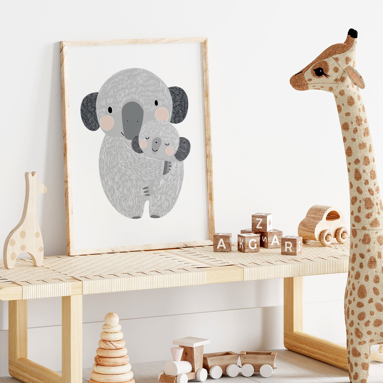 Plakat - Koala Familie