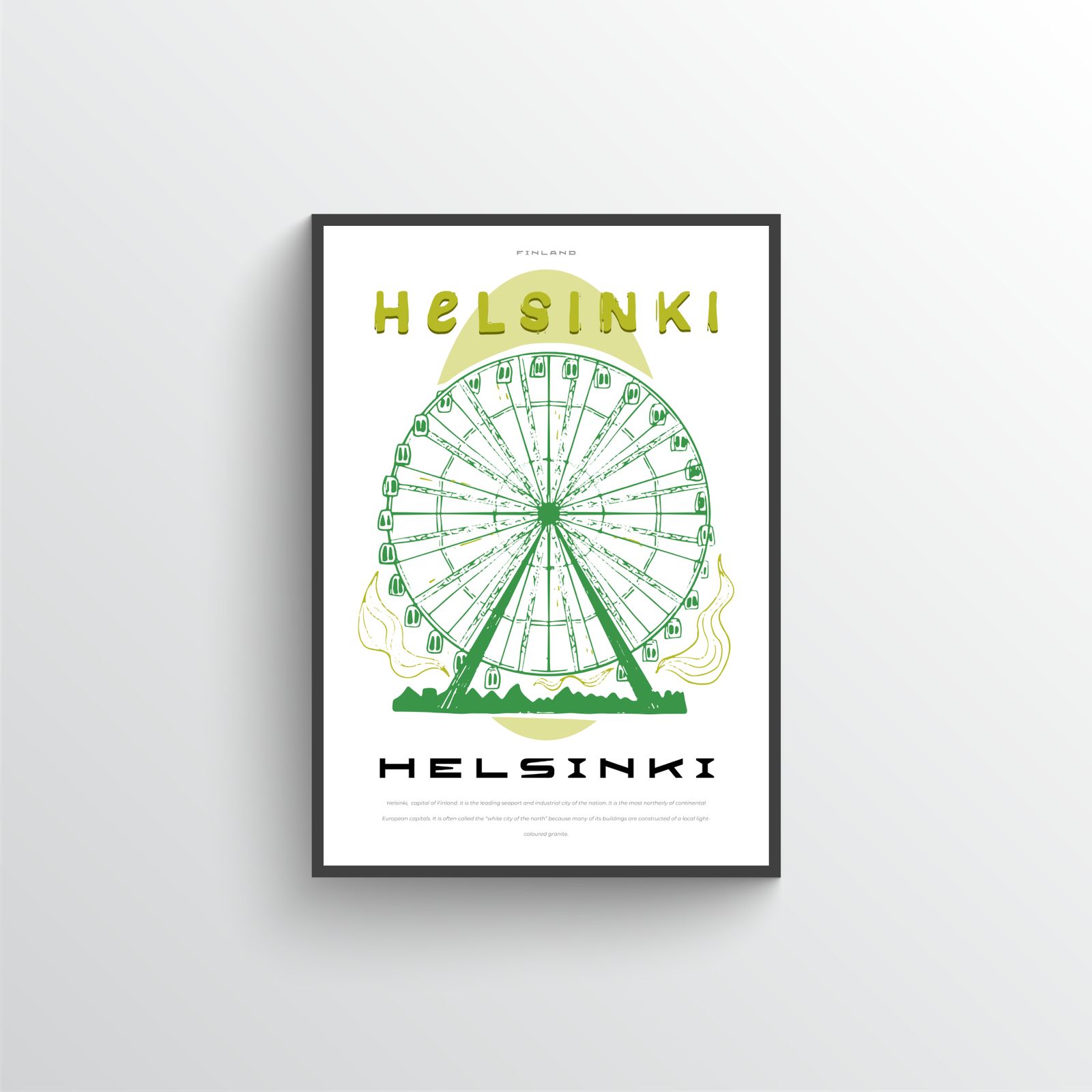 Helsingfors Pariserhjul Plakat