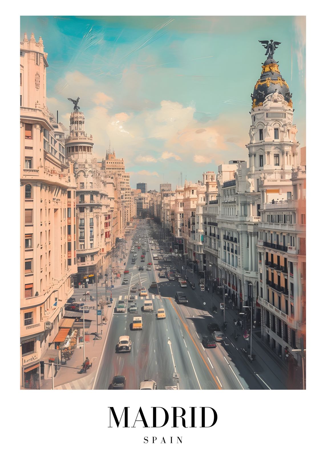 Plakat - Madrid Bylinje