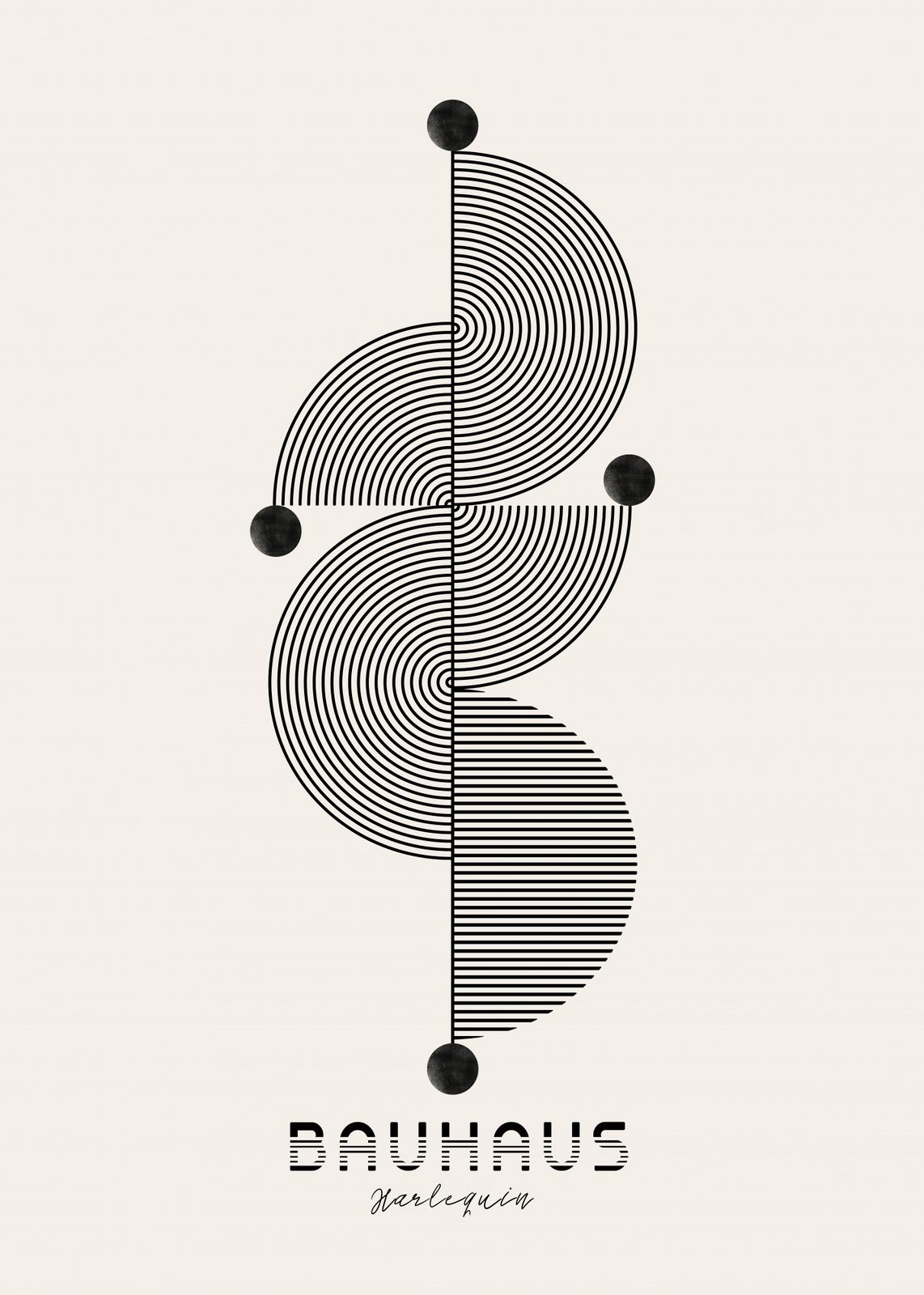 Plakat - Bauhaus Harlequin