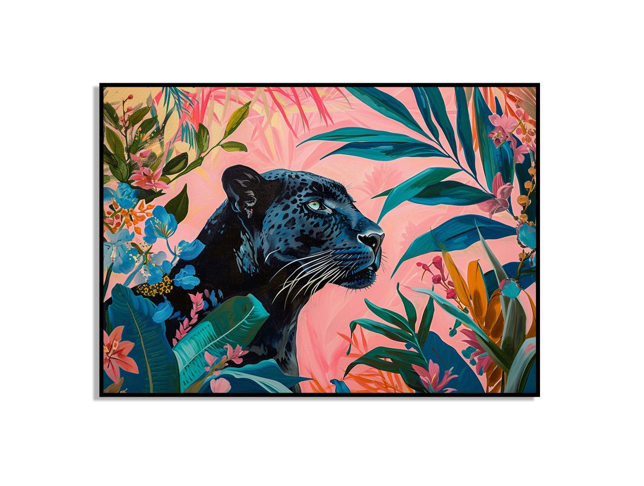 Leopard i jungelen kunstplakat