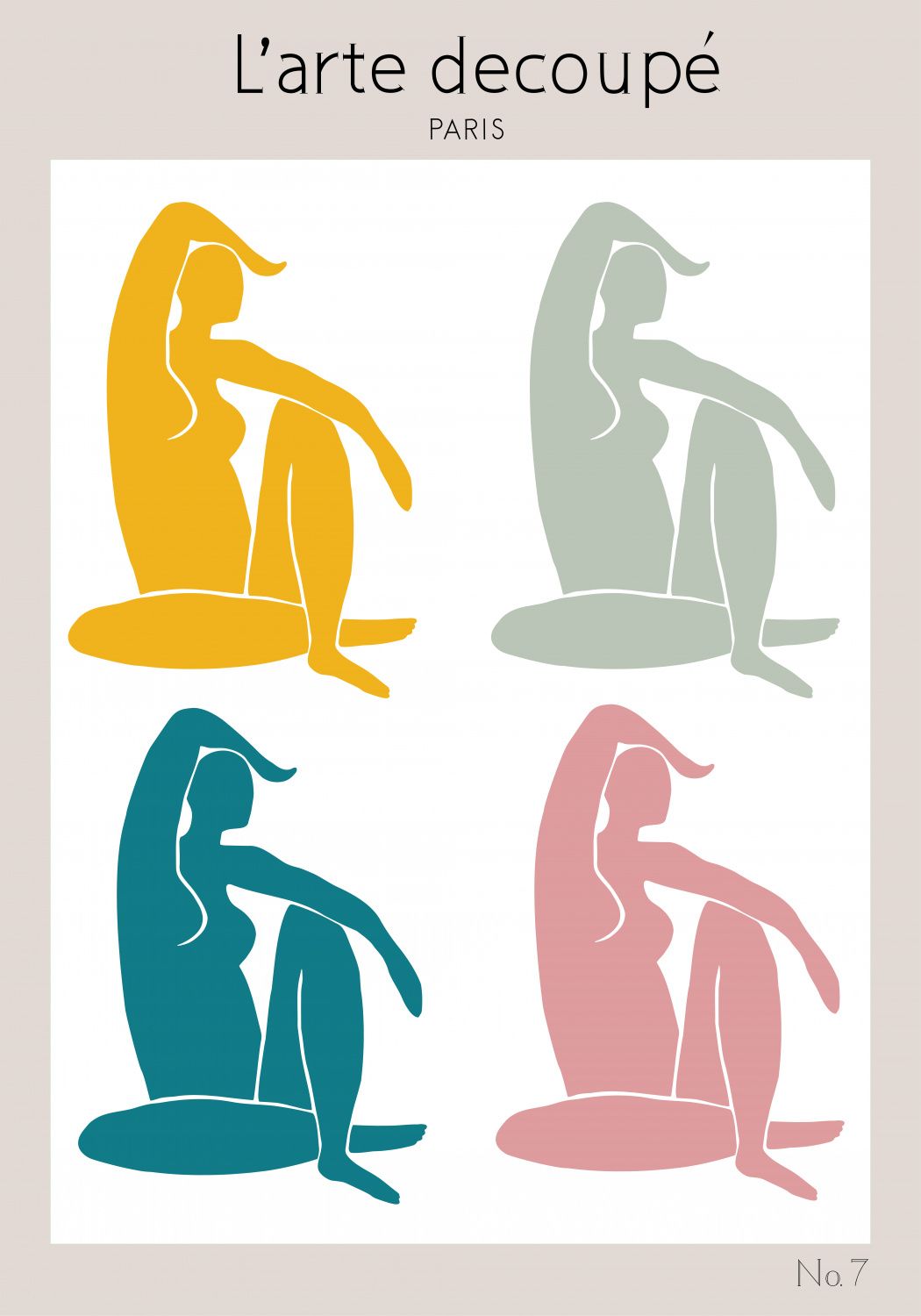 Plakat - L'arte Decoupé Nr. 7