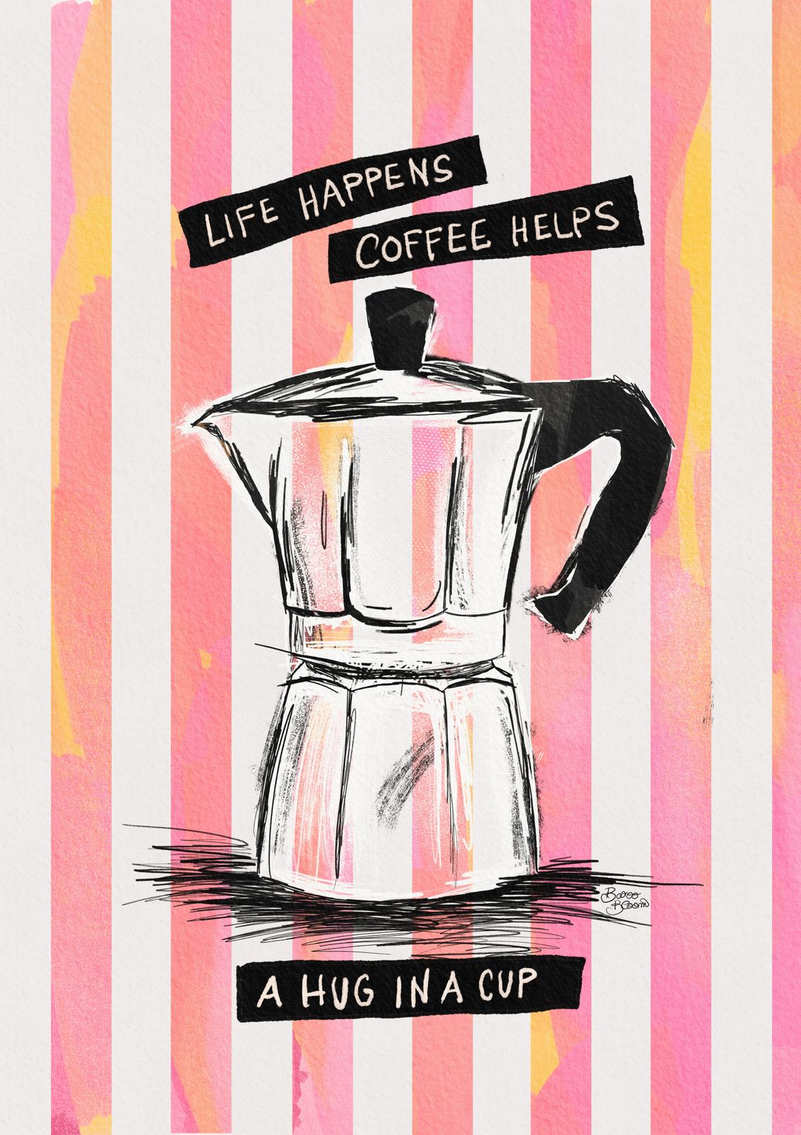 Plakat - Kaffe Kunst