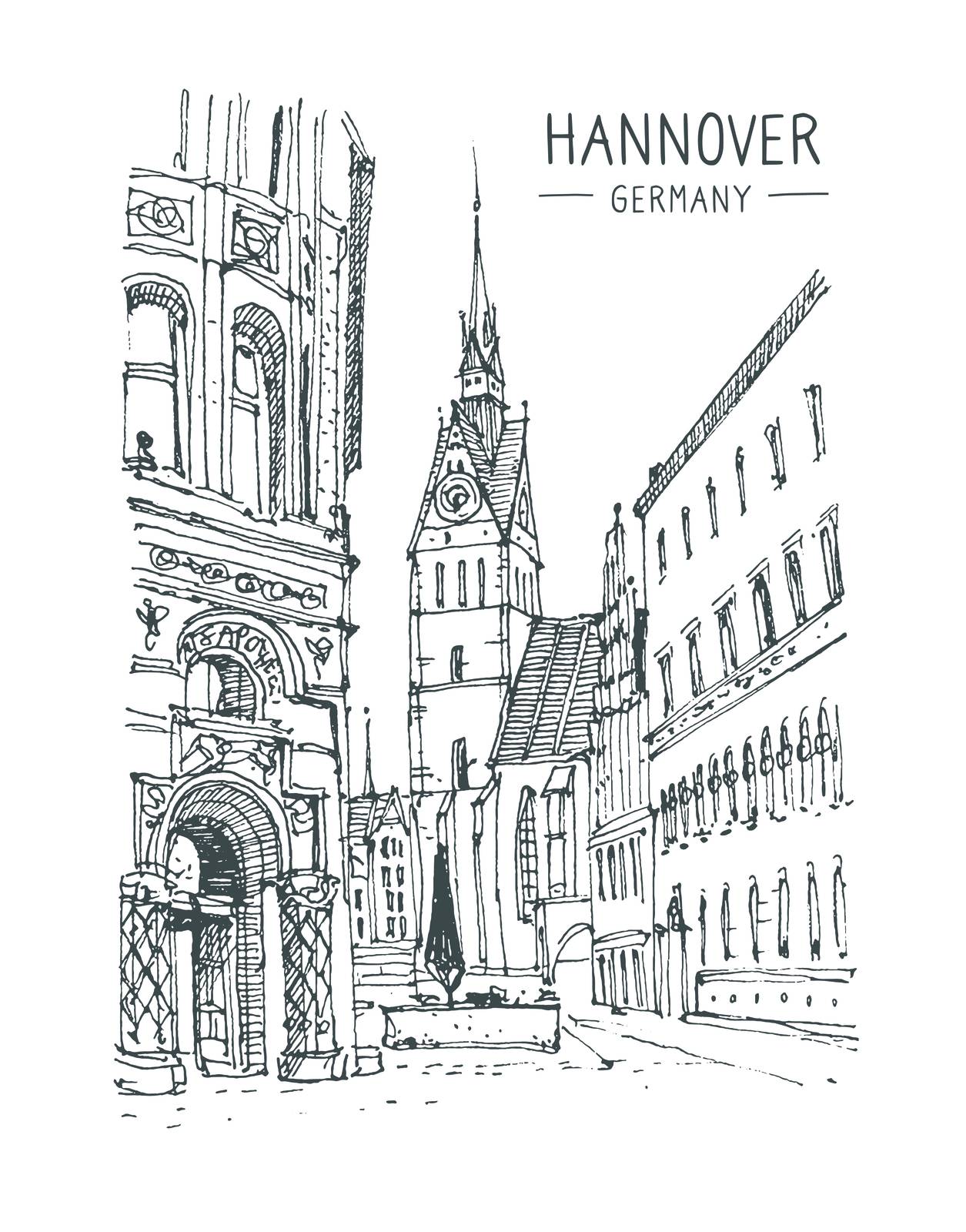 Hannover-plakat - enkelt
