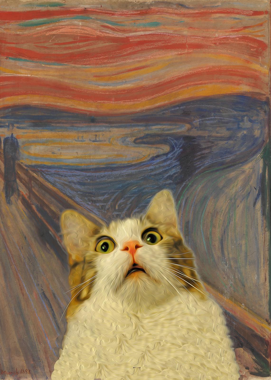Plakat - Skriket Katt