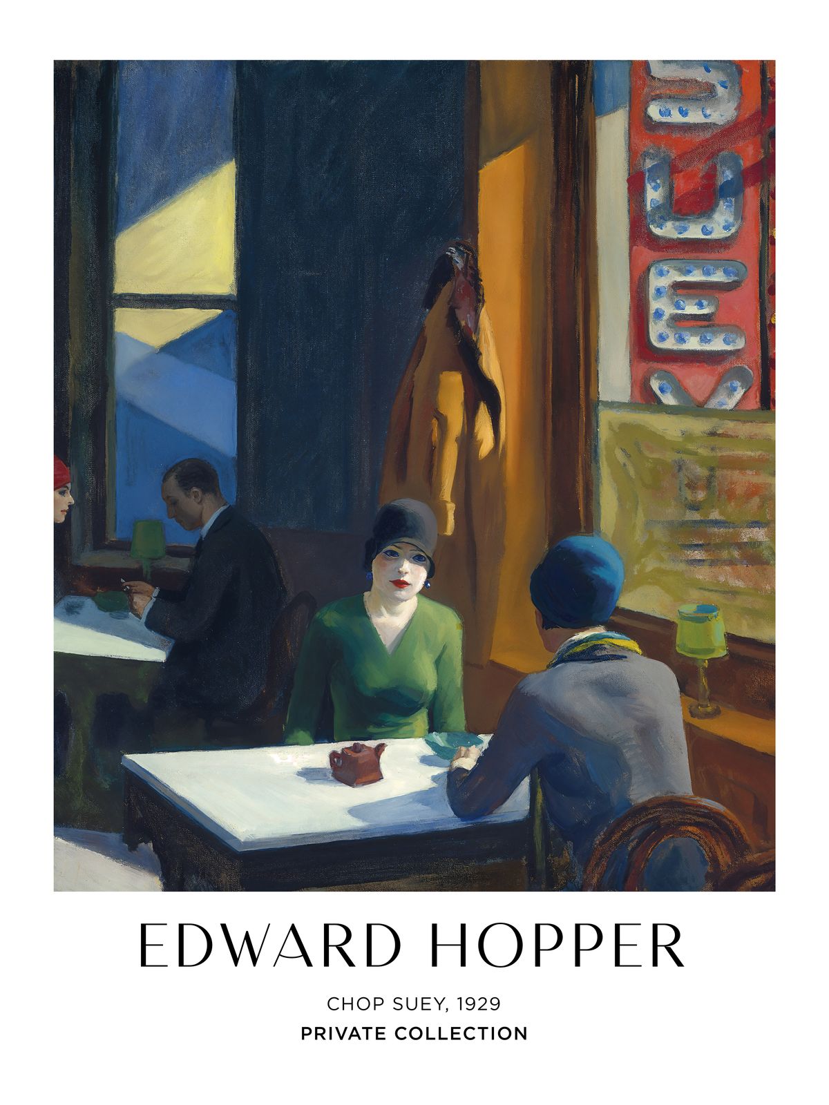 Plakat - Chop Suey av Edward Hopper
