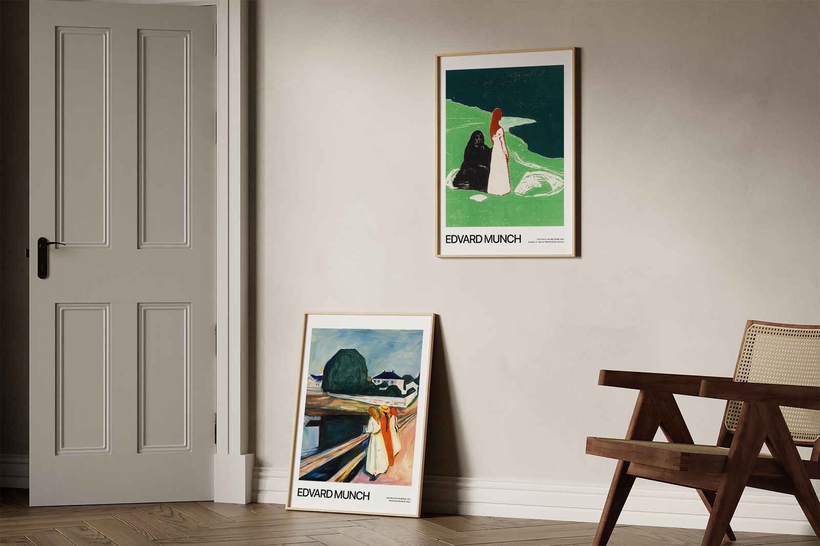 Plakat - Edvard Munch Kunstverk Sett med 2