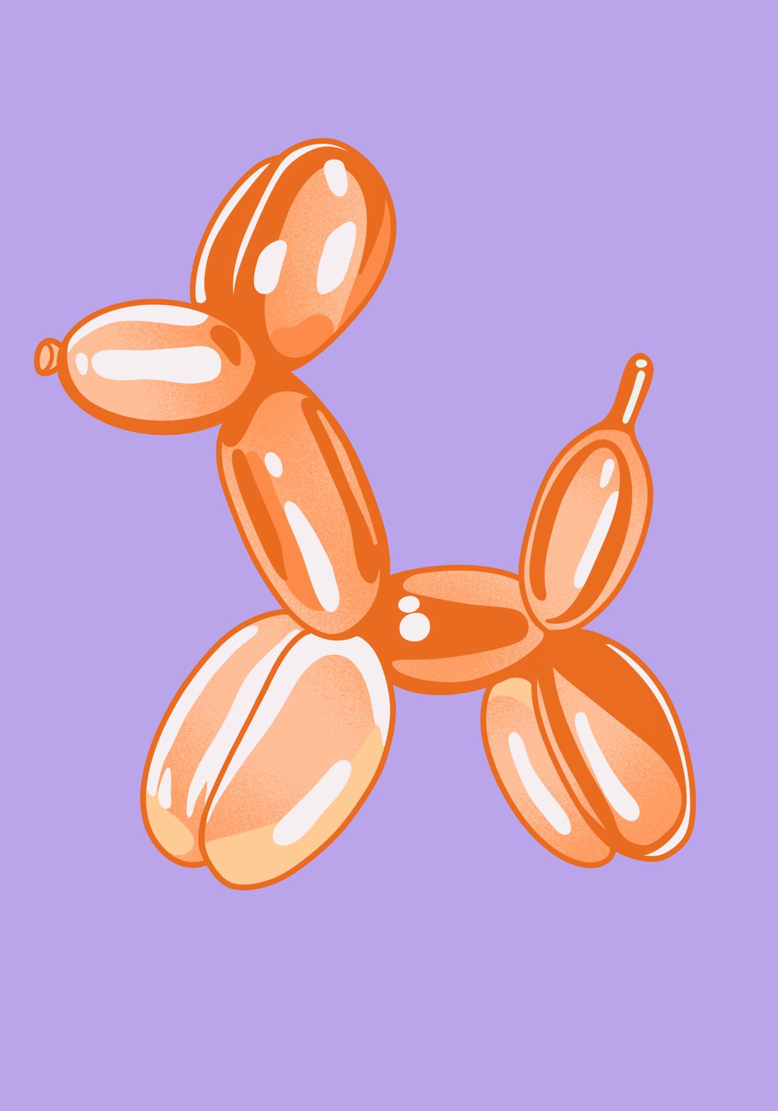 Plakat - Ballonghund Illustrasjon