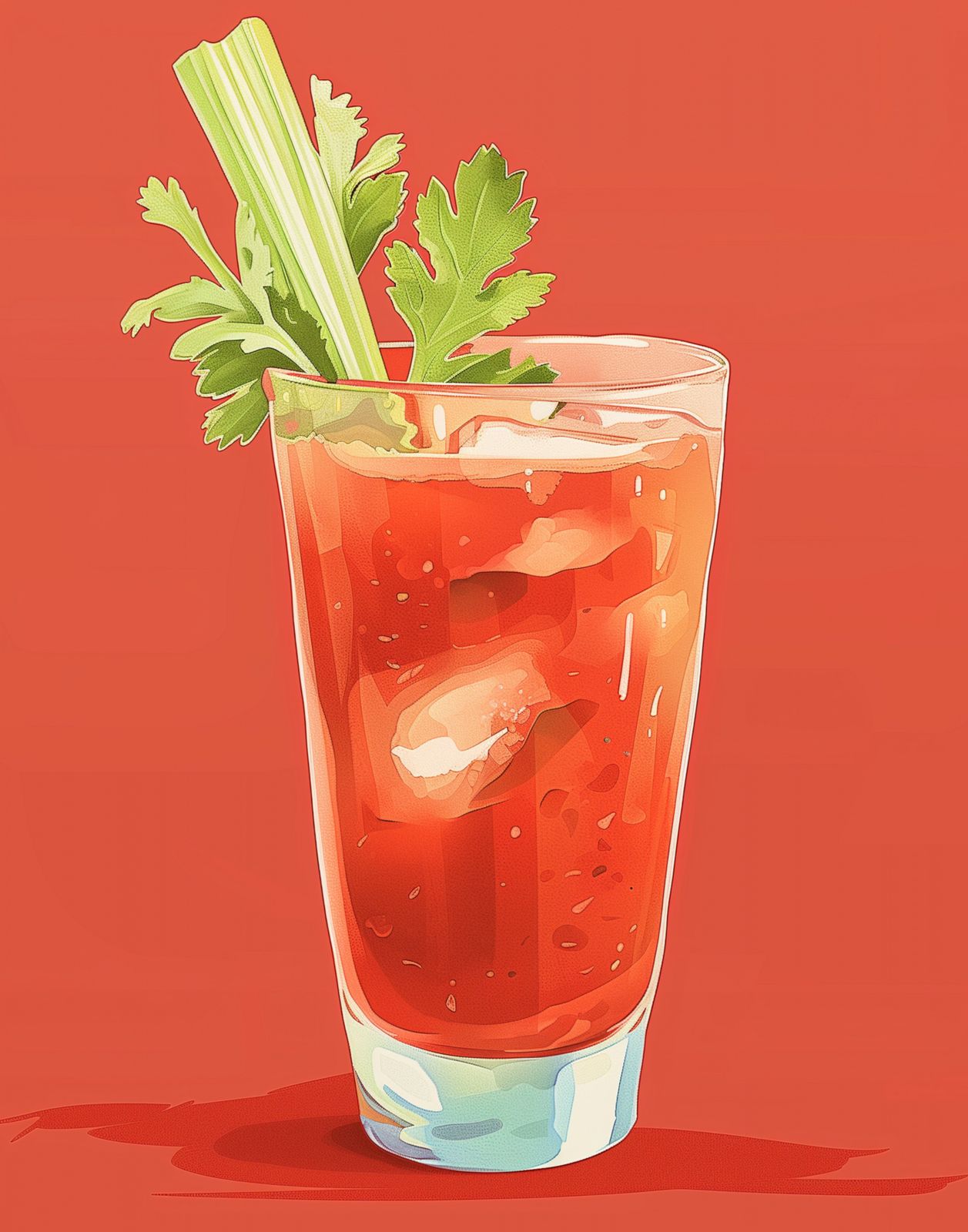 Plakat - Bloody Mary Cocktail