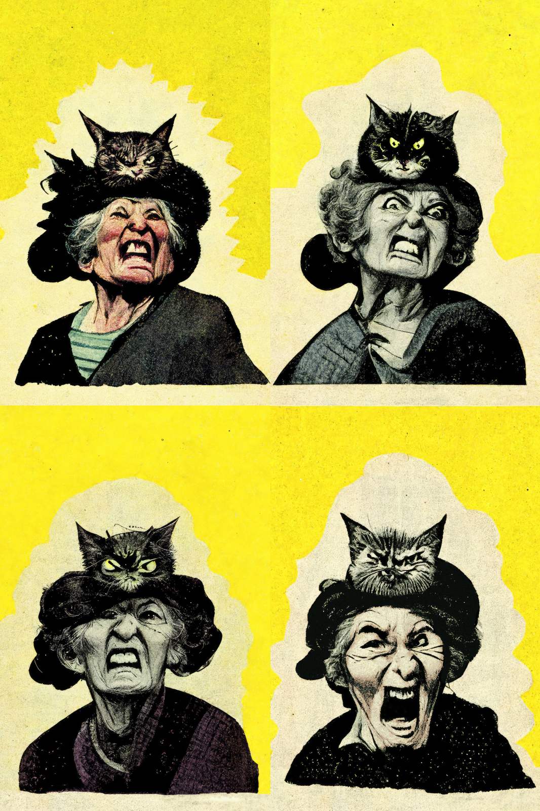 Plakat - Katt Lue Uttrykk