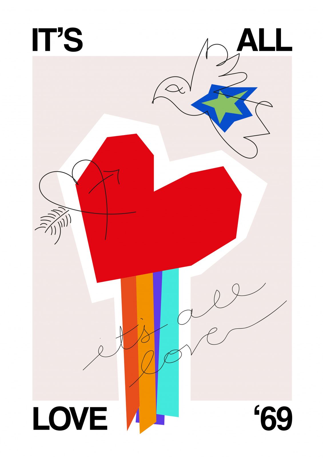 Plakat - Det er kjærlighet
