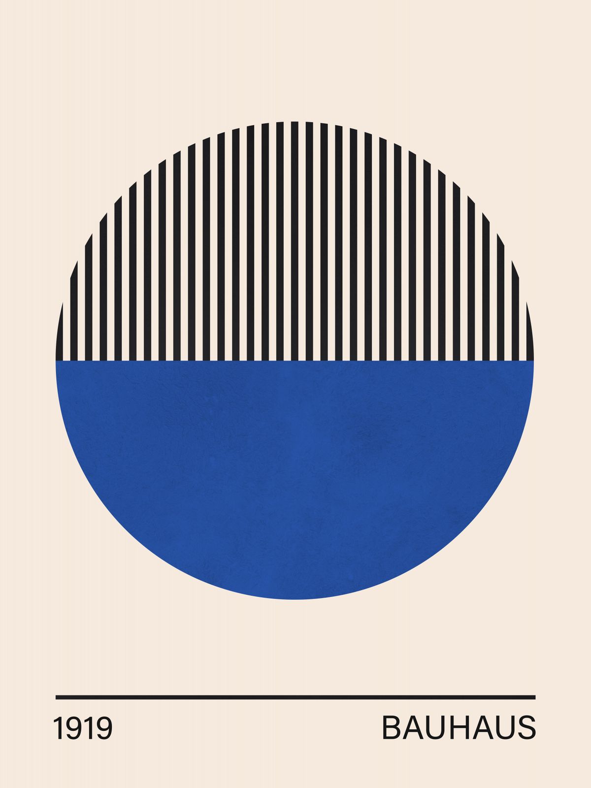 Plakat - Bauhaus 1919