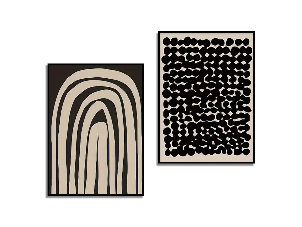 Plakat - Moderne Abstrakt Kunst / Sett med 2