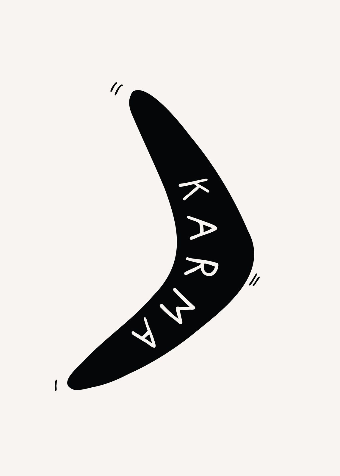 Plakat - Karma Boomerang
