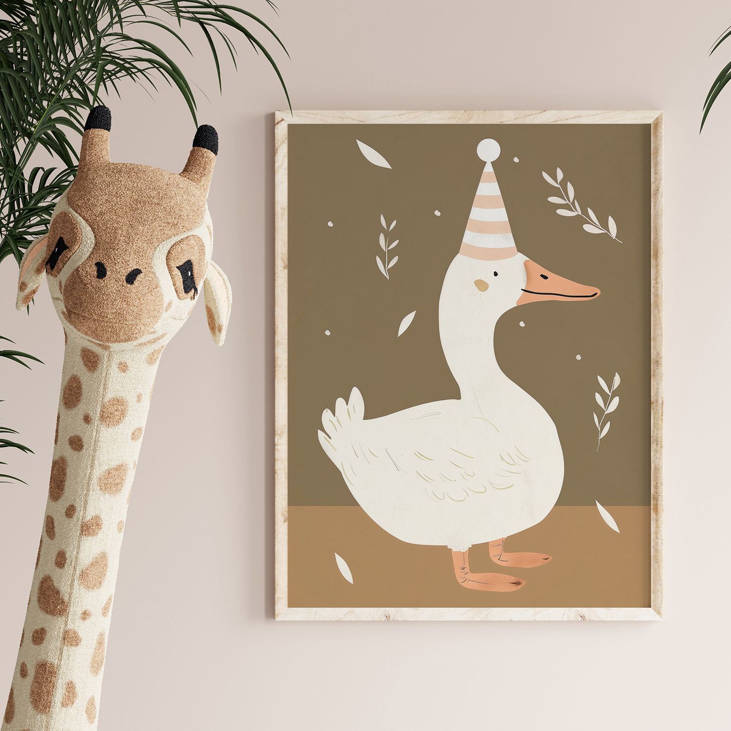 Plakat - And med Festhatt