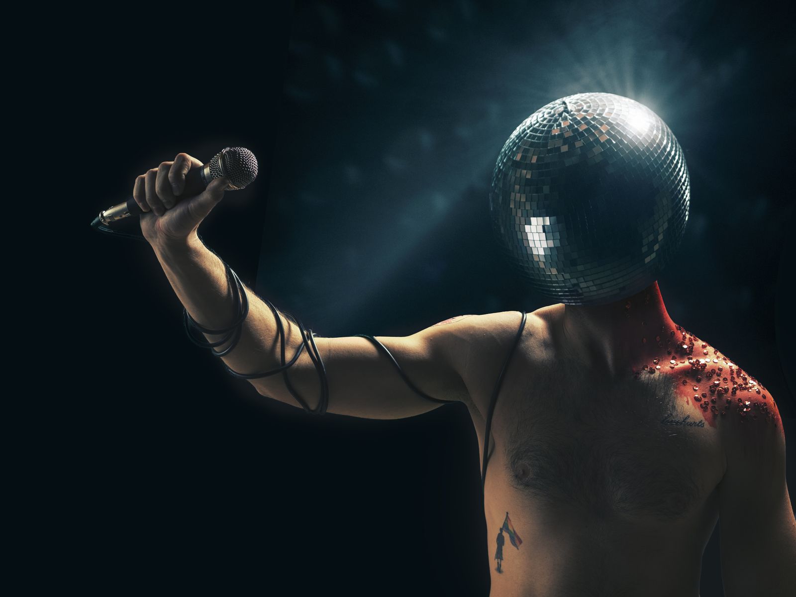 Plakat - Disco Ball Performer