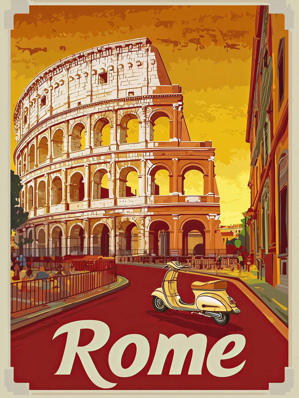 Plakat - Roma Colosseum
