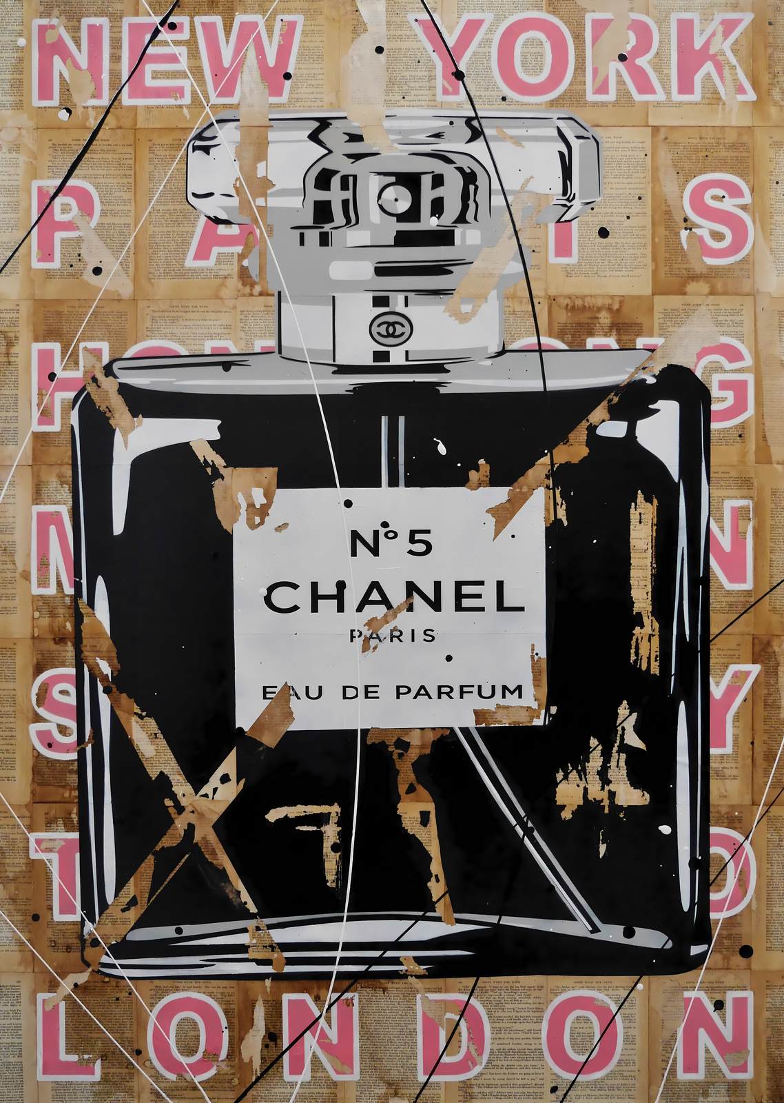 Plakat - Chanel Nr. 5 Kunst