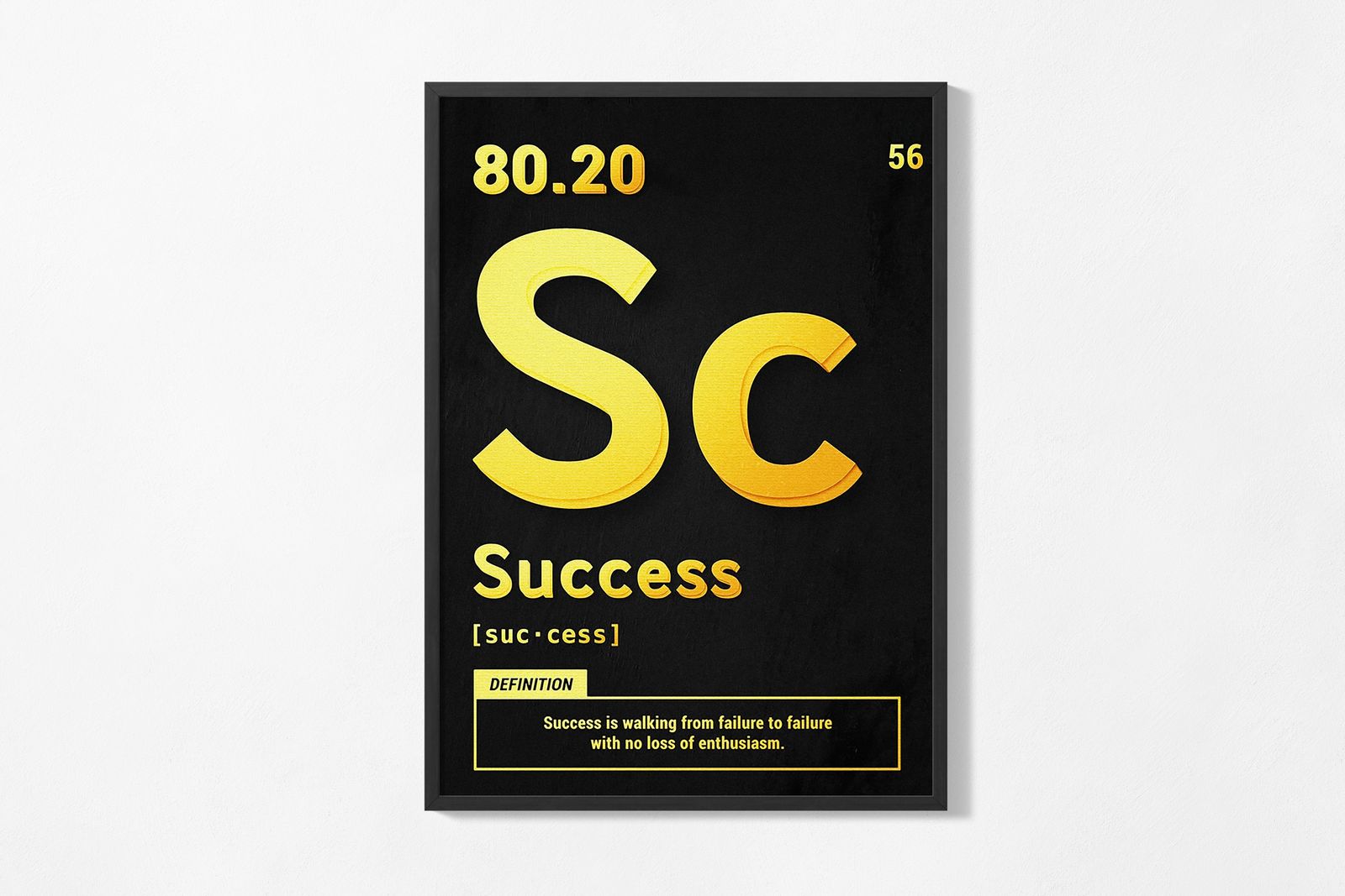Plakat - Suksess Definisjon