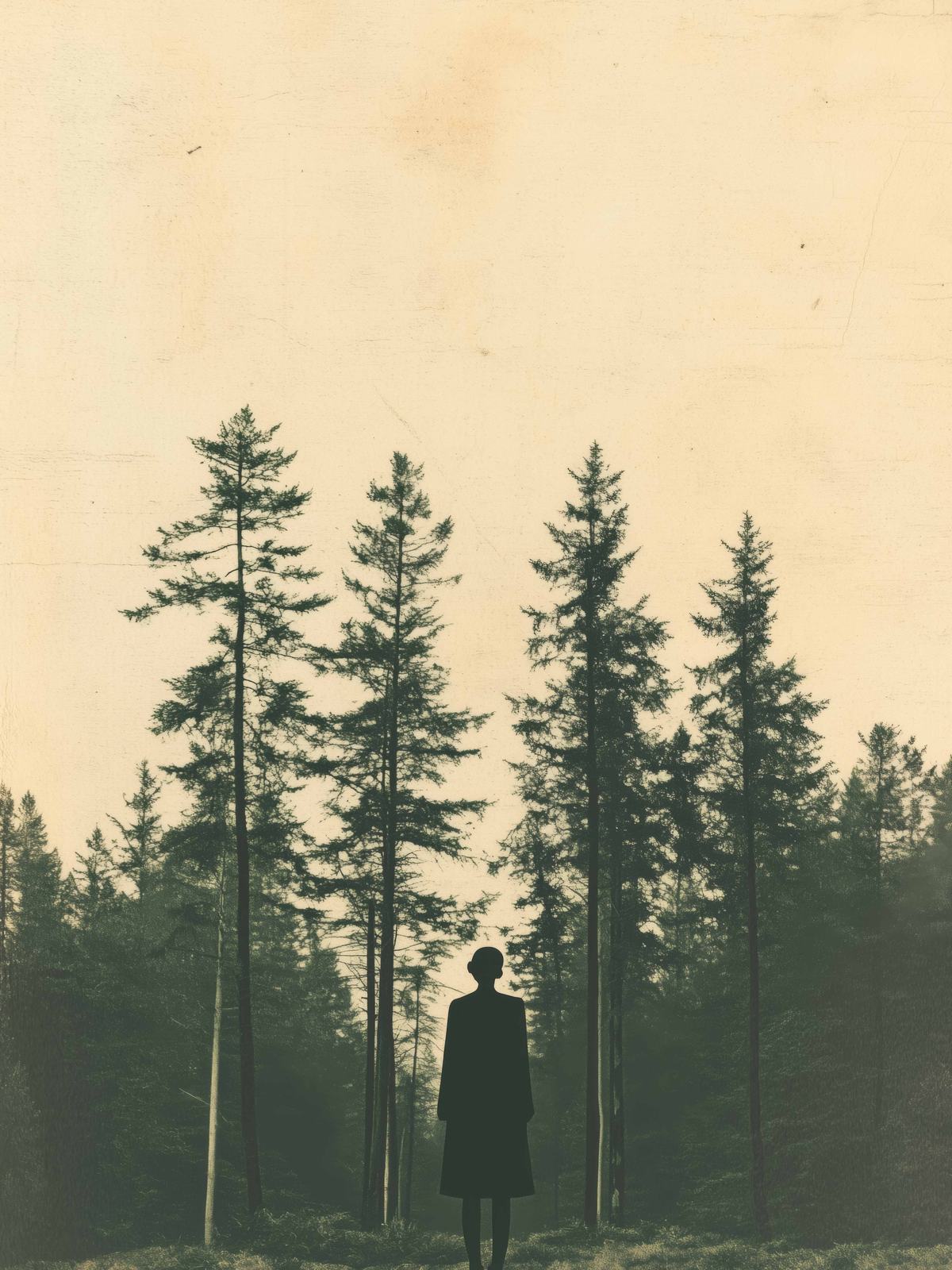 Plakat - Skog Silhuett