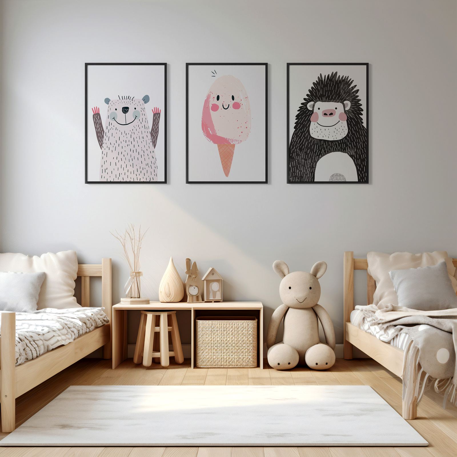 Plakat - Leken Dyrevenner / Sett med 3