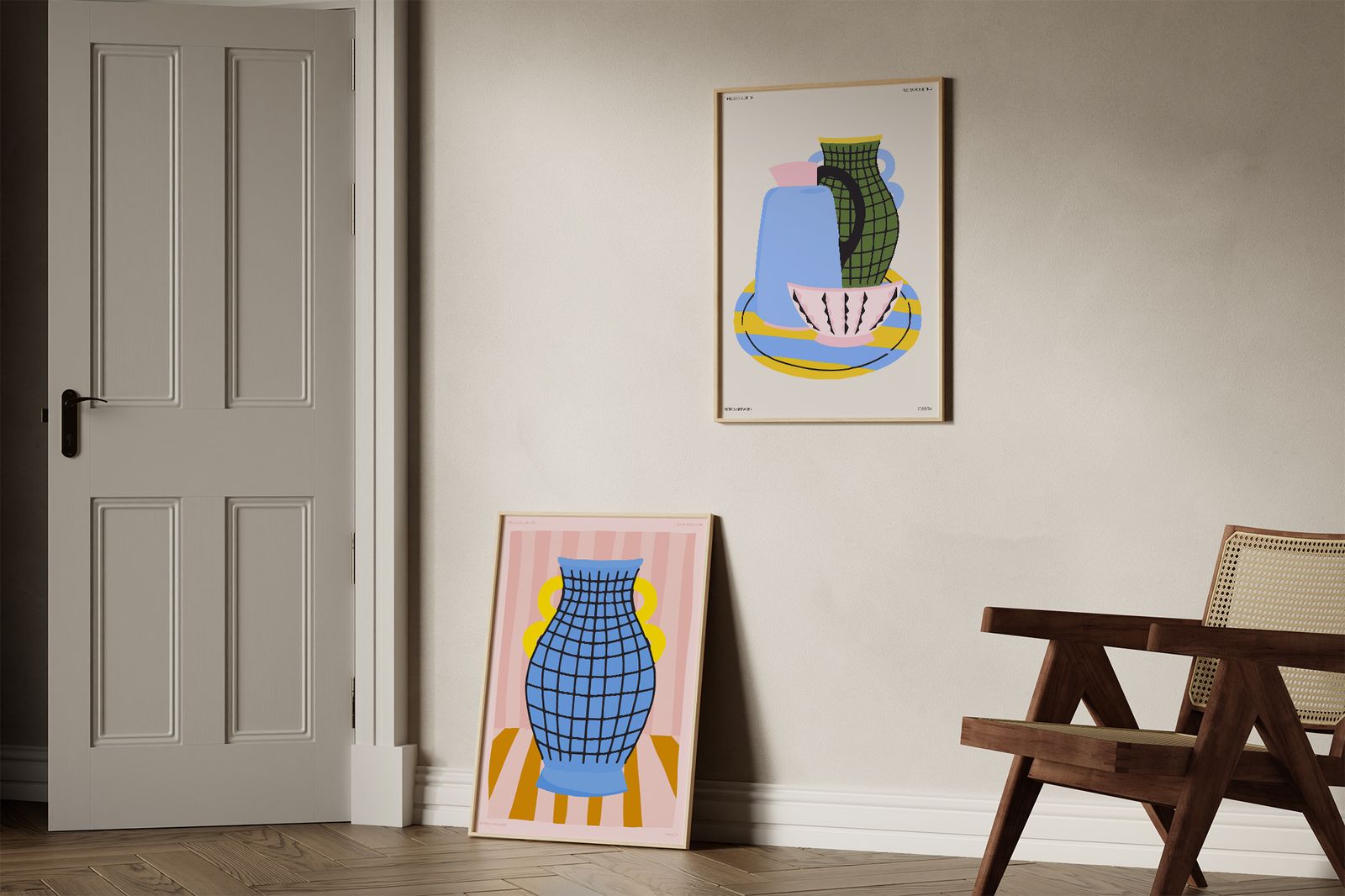 Plakat - Flora Moderna Samling / Sett av 2