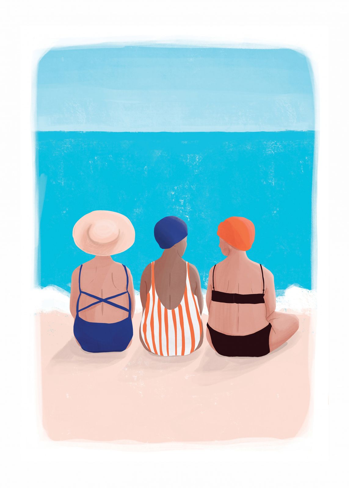 Plakat - Strandtrio