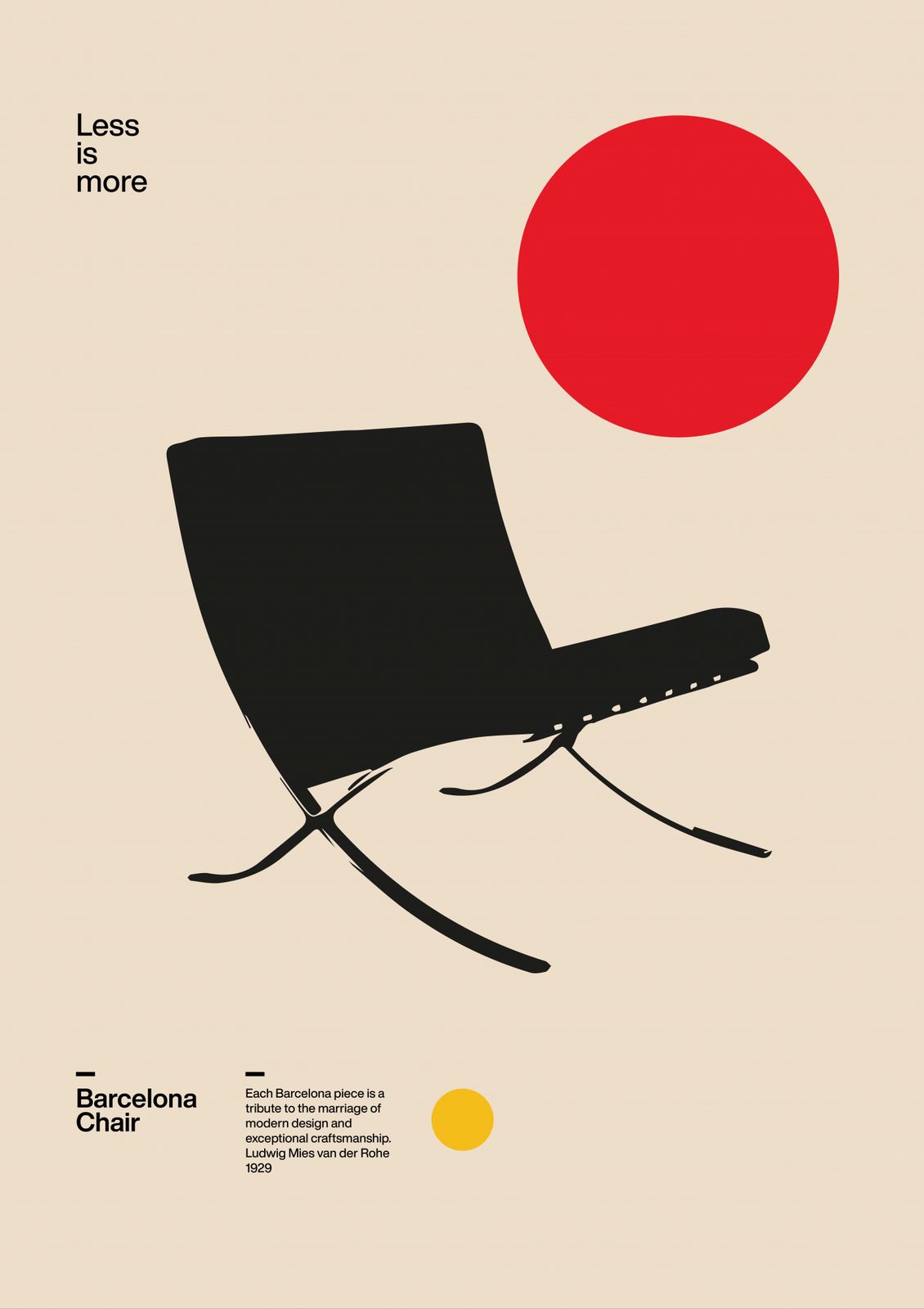 Plakat - Barcelonastol