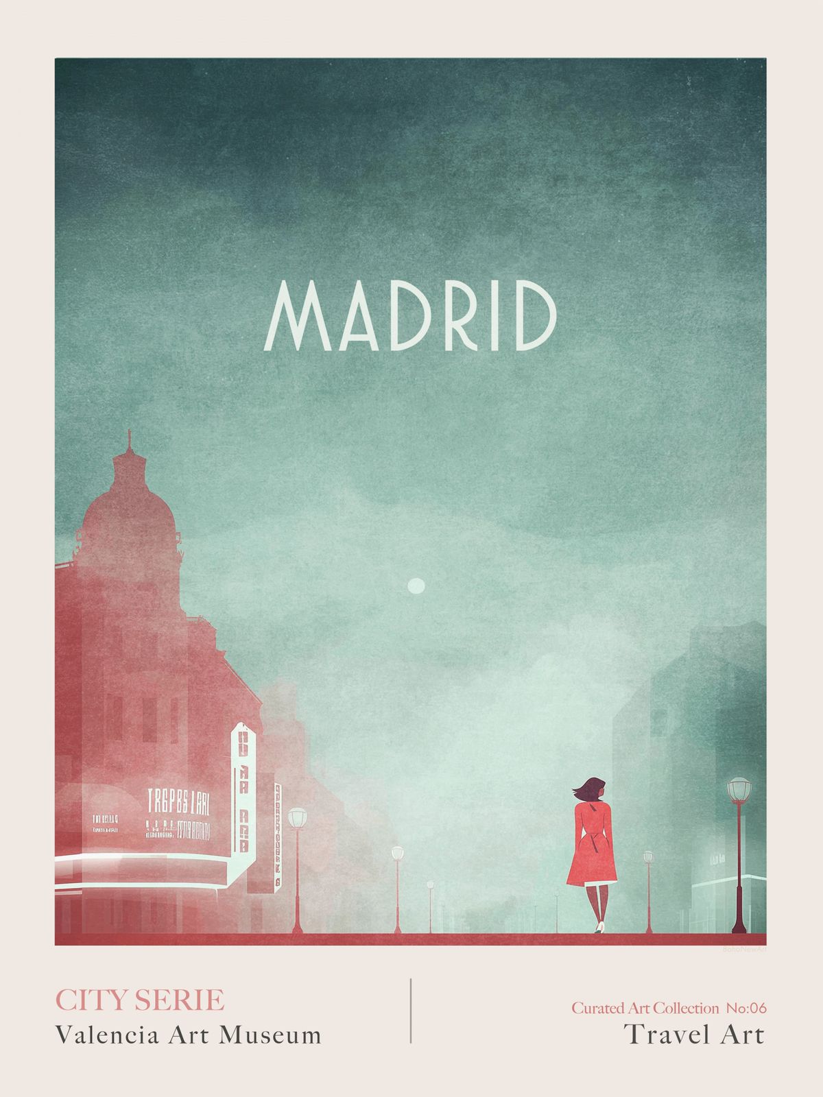 Plakat - Madrid City Serie