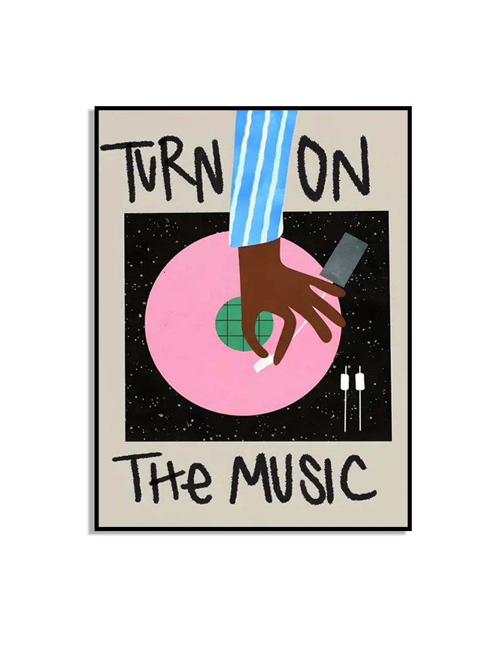 Skru på musikken plakat